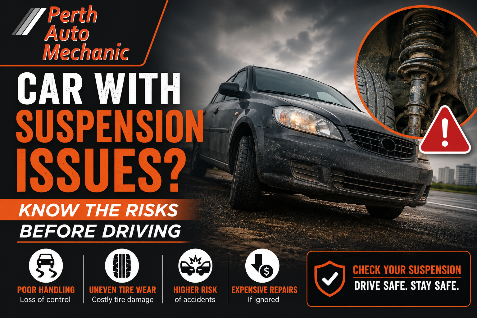 Car with Suspension Issues Car with Suspension Issues